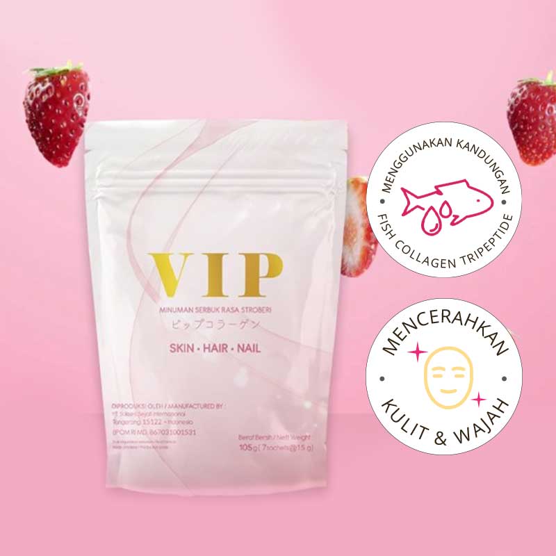 VIP Collagen Travel Pouch 7 Sachet | 105g