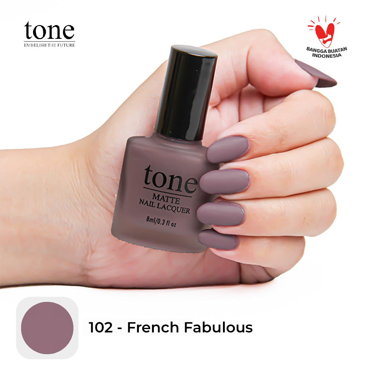 Tone Nail Polish Matte Earth Series 102 | 8 ml