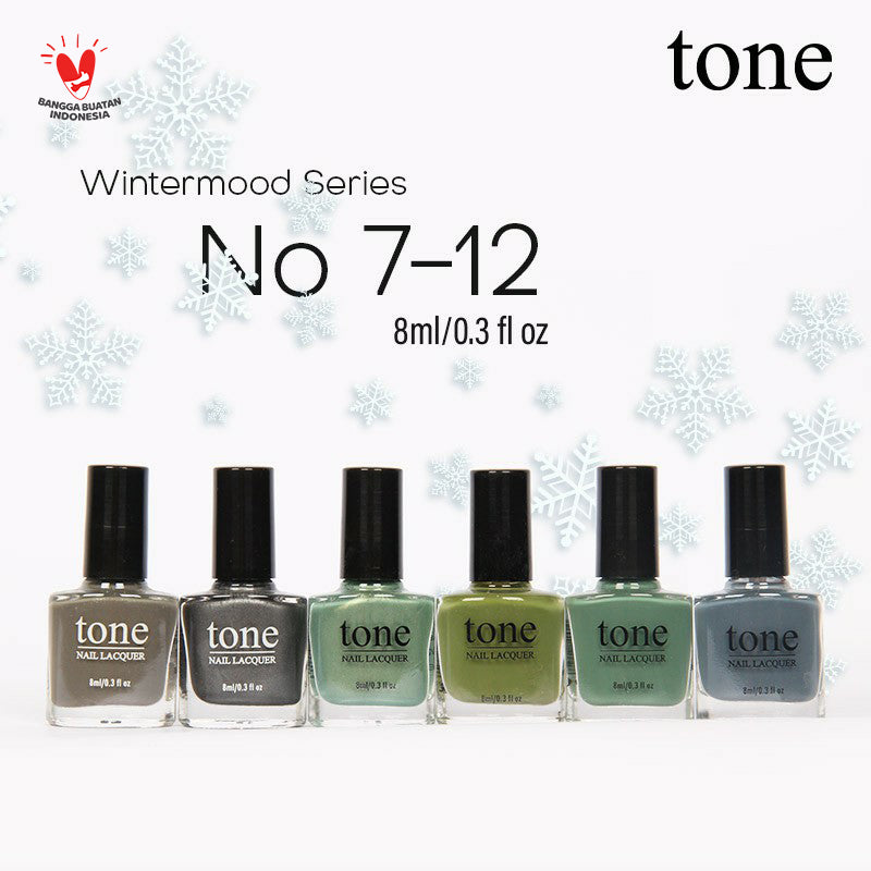 Tone Nail Polish Glossy Winter Mood Series (49-72) 1 box | 192ml