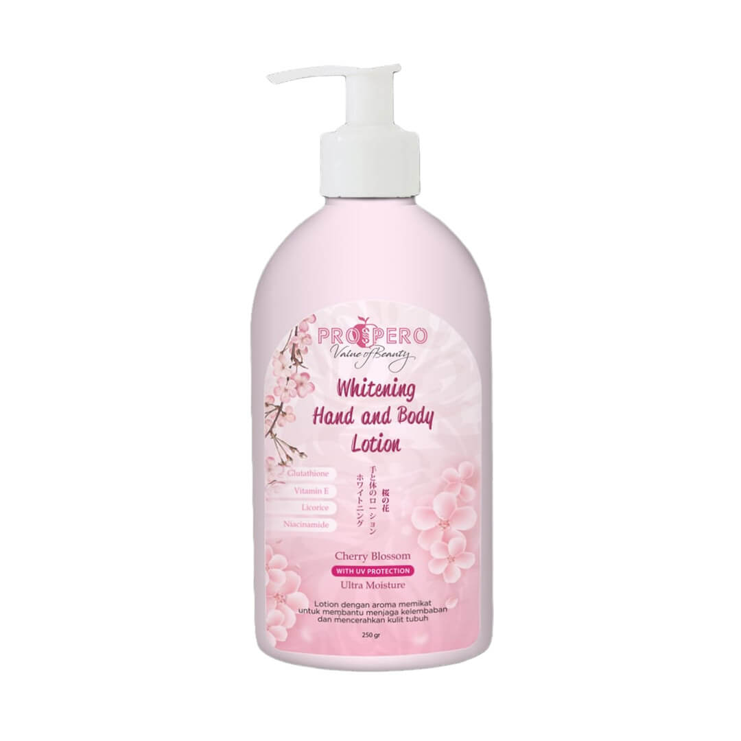 Prospero Whitening Hand & Body Lotion Cherry Blossom | 250 ml