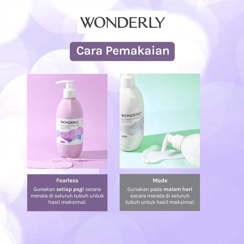 Wonderly Brightening Serum Body Lotion Fearless