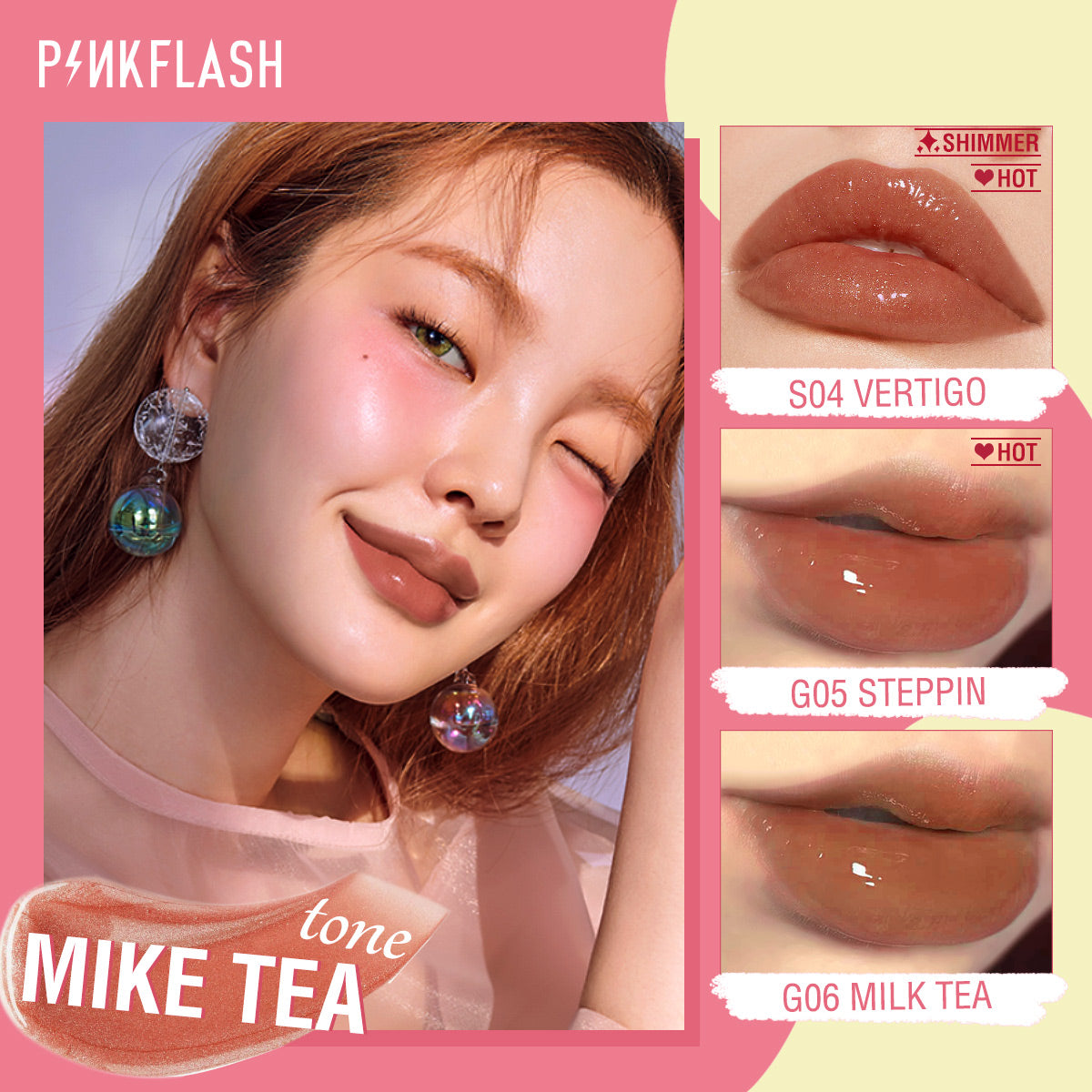 Pinkflash L02 Lasting Glossy Lip Gloss - G06