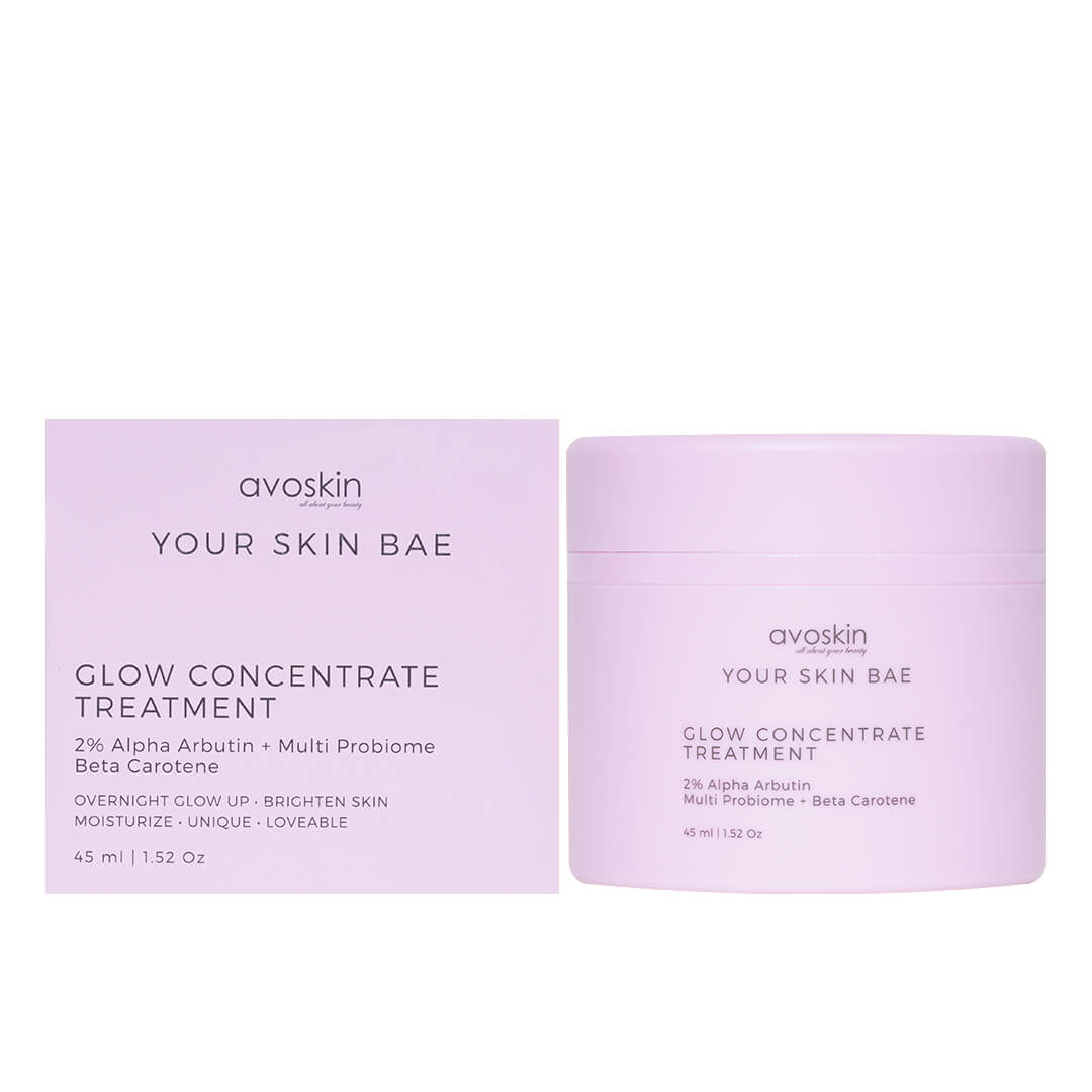 Avoskin Your Skin Bae Glow Concentrate Treatment 2% Alpha Arbutin + Multi Probiome + Beta Carotene | 45 ml