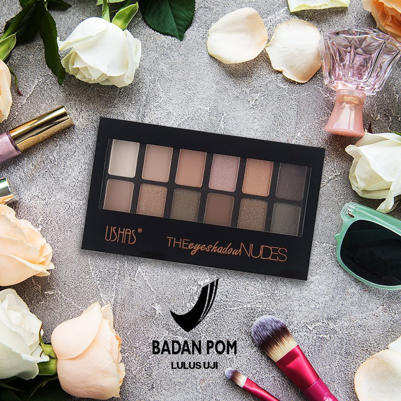 Ushas ES2802 Eyeshadow Nudes No.02 | 10.2gr