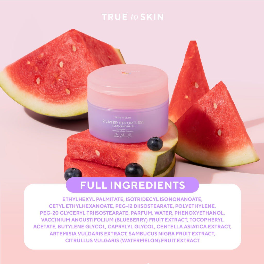 True To Skin x YUPI 2 Layer Effortless Cleansing Balm