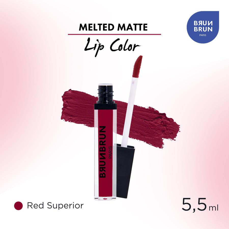 Brunbrun Paris Melted Matte Lip Color - Red Superior