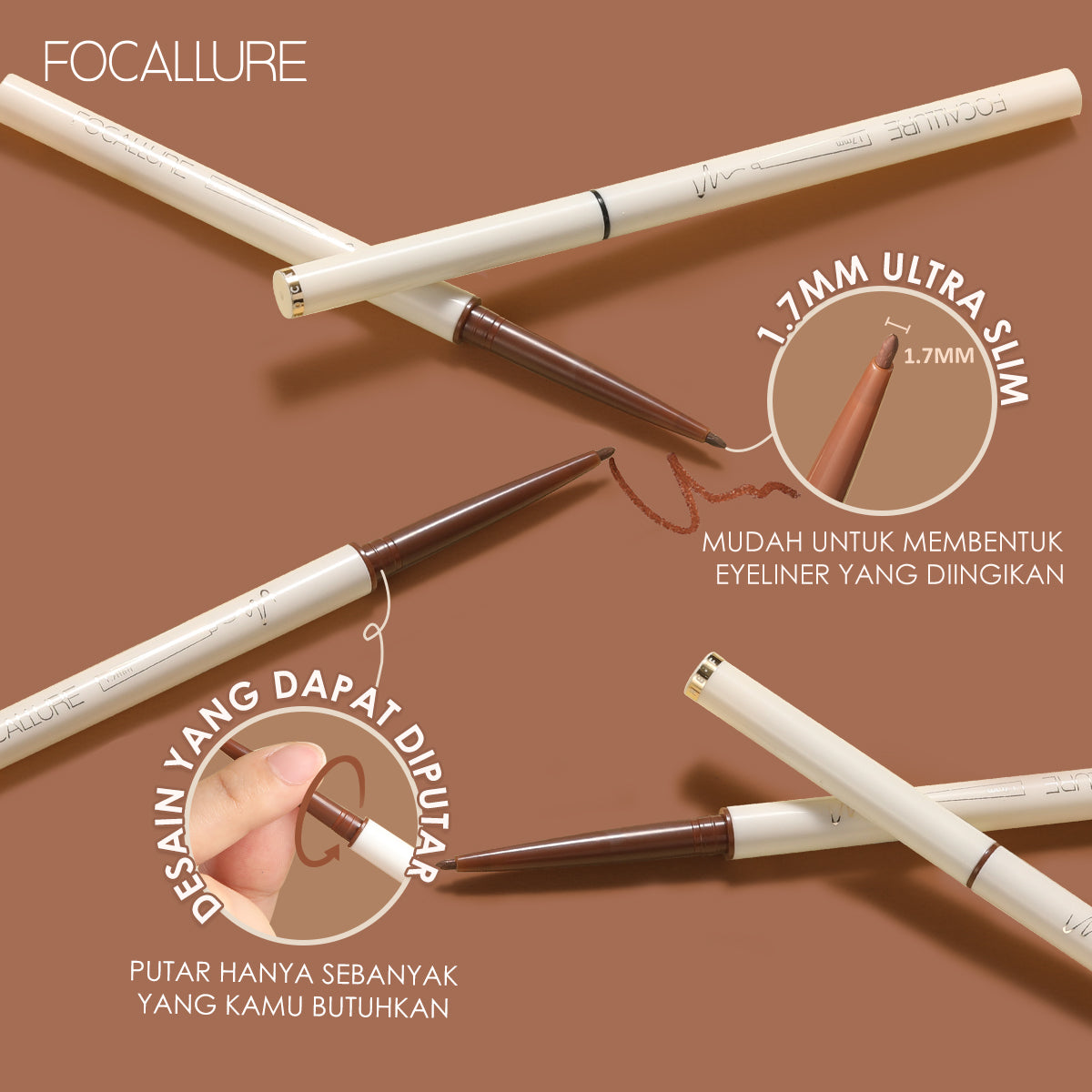 Focallure Perfectly Defined Gel Eyeliner FA243 - F05