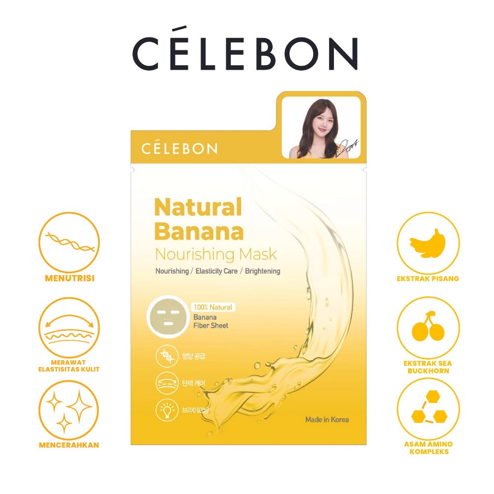 Celebon Natural Banana Nourishing Mask | 25g