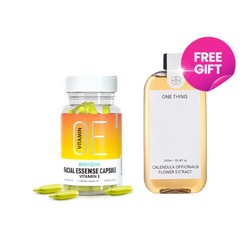 COMBO 6+1 Bio Aqua Vitamin Facial Essense 60 caps FREE ONE THING