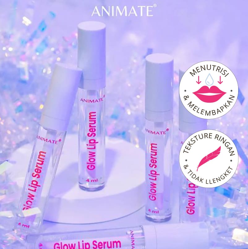 ANIMATE Glow Lips Serum Honey + Vit E 4ml