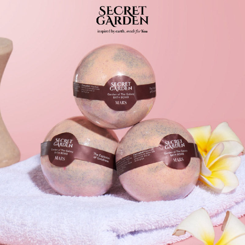 Secret Garden Bath Bomb Mars Frangipani 100g