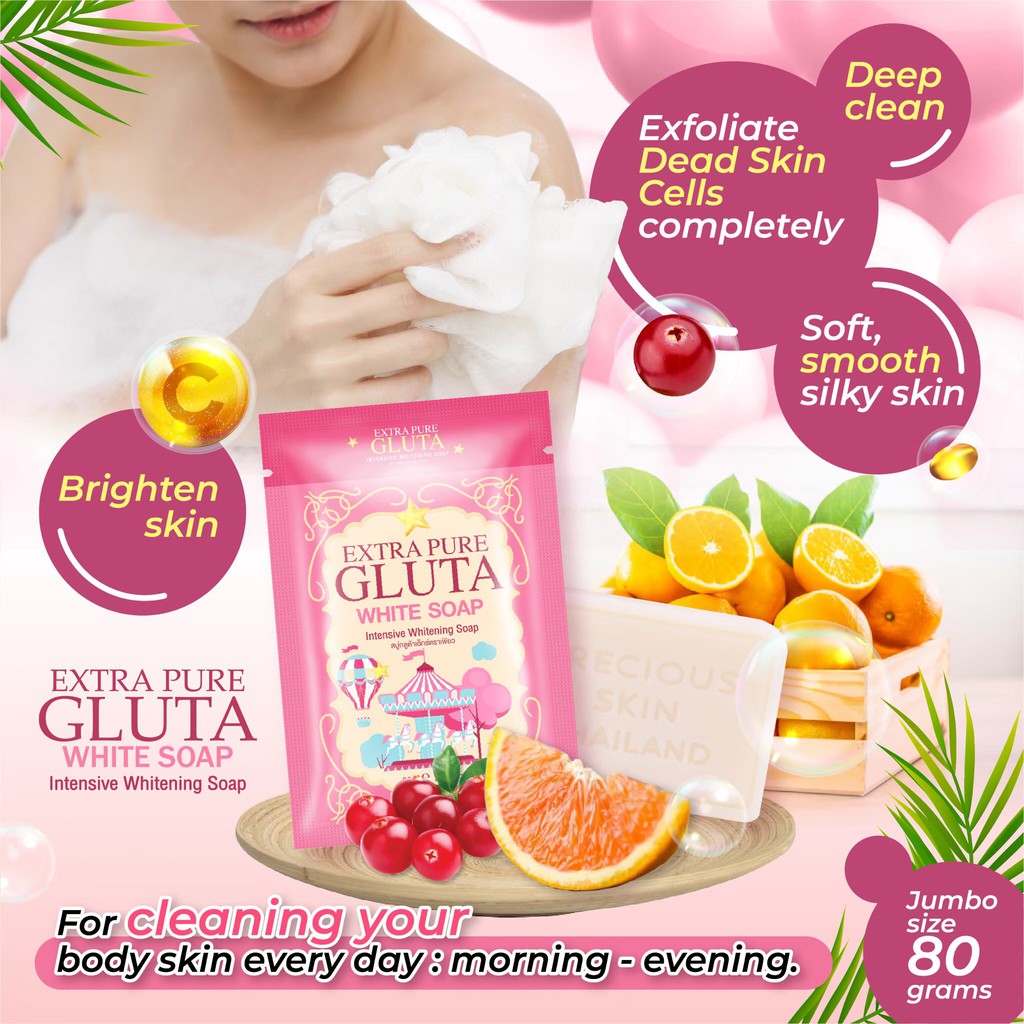 Precious Skin Extra Pure Whitening Body & Face Soap | 80 g