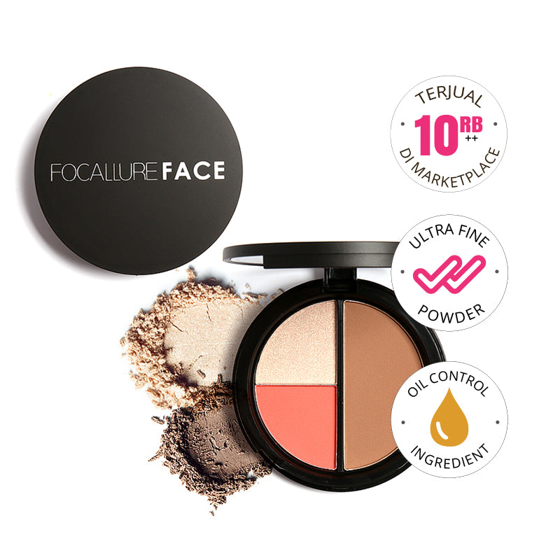 Focallure Blush Highlight Contour FA20 - #3