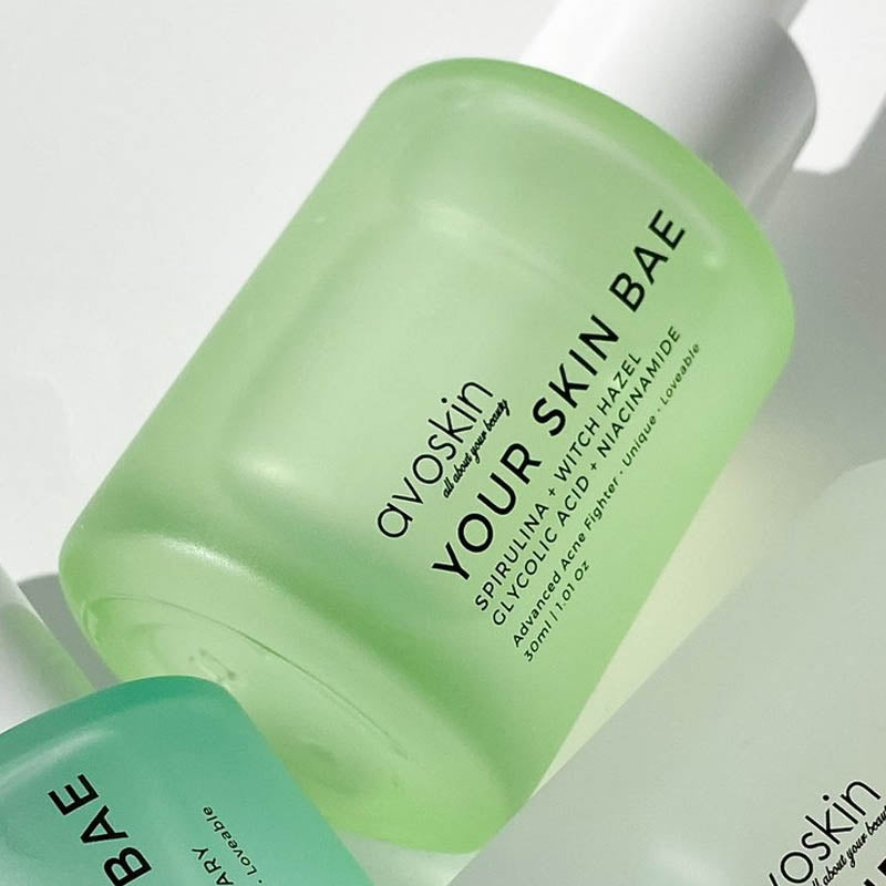 Avoskin Your Skin Bae Serum Spirulina + Witch Hazel + Glycolic Acid + Niacinamide (30 ml)