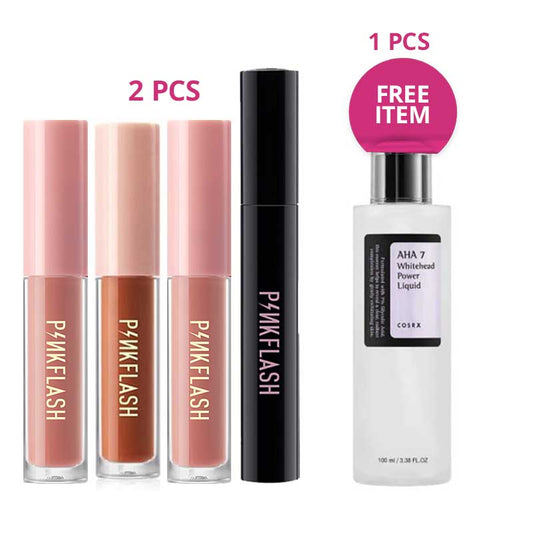 [Mega Combo] Pinkflash Paket 2 + Free COSRX AHA 7 (100ml)