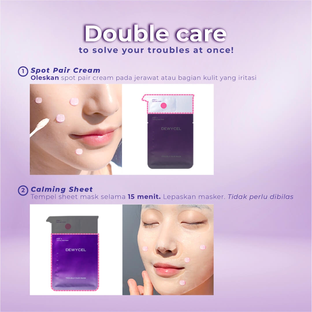 Dewycel Trouble Pair Mask | 1 pcs