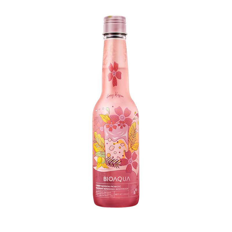 BIOAQUA Cherry Blossom Probiotic Fragrant Refreshing Mouthwash 330ml