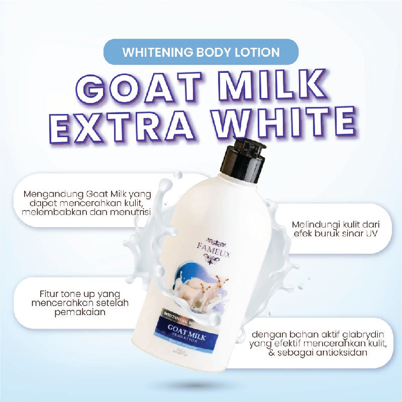 Fameux Whitening Body Lotion Goat -Extra White | 250 ml