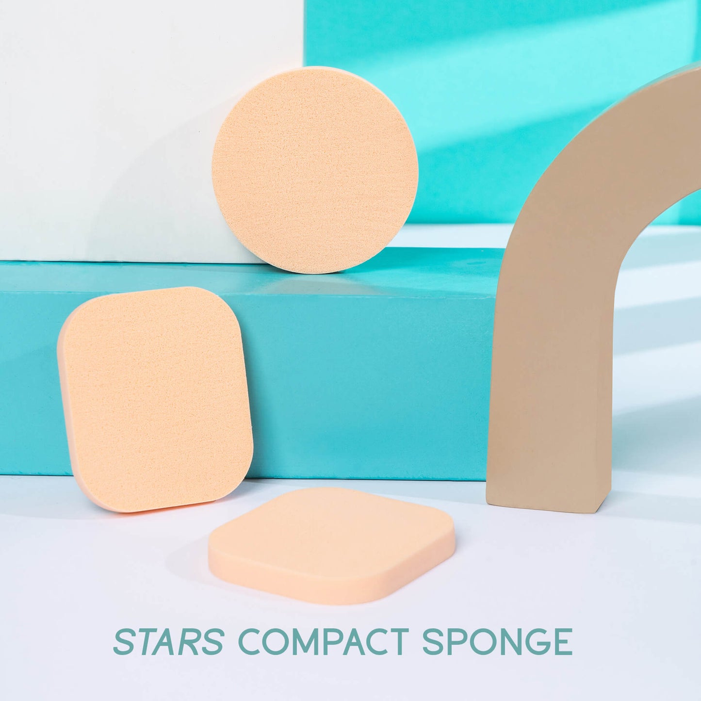 GLAMFIX Stars Compact Sponge Square