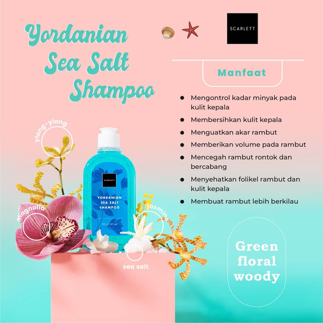 Scarlett Yordanian Sea Salt Shampoo New Edition | 250 ml