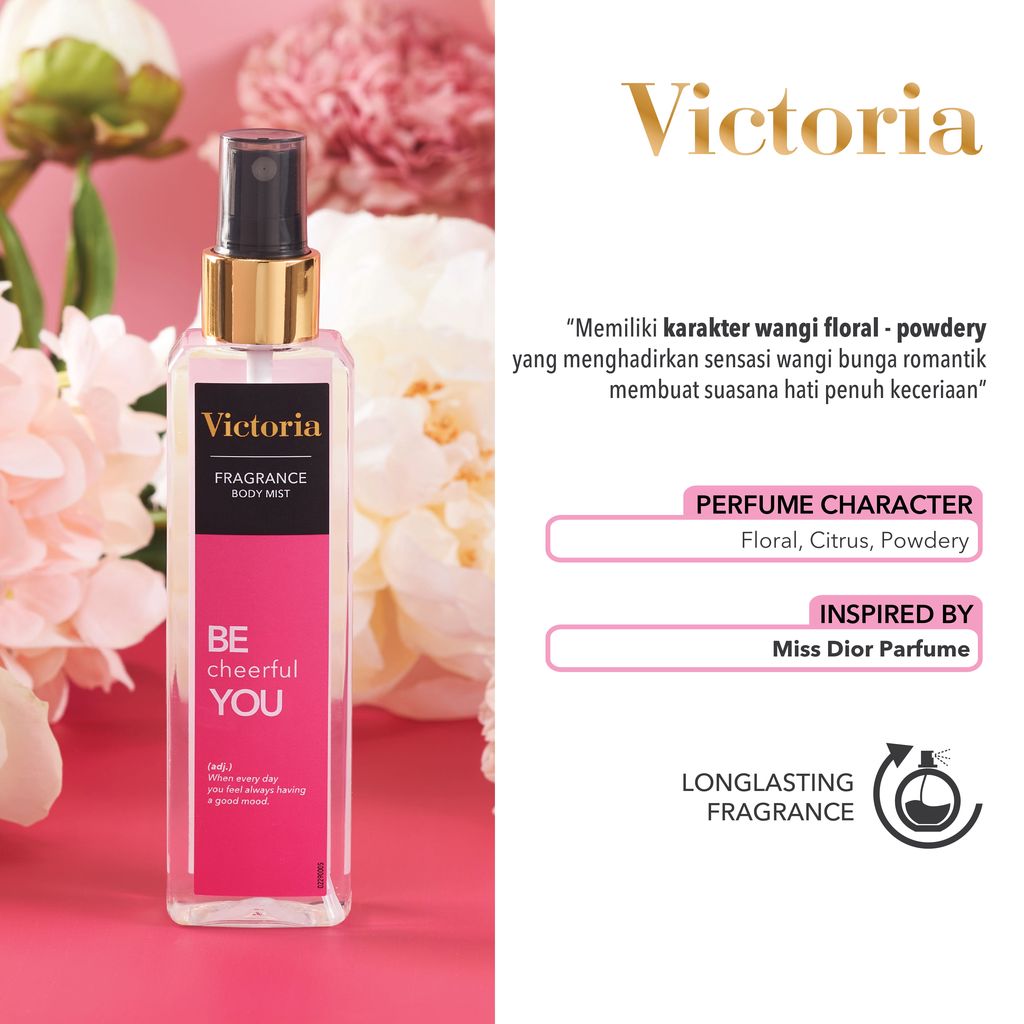 Victoria Fragrance Body Mist Be Cheerful | 100 ml