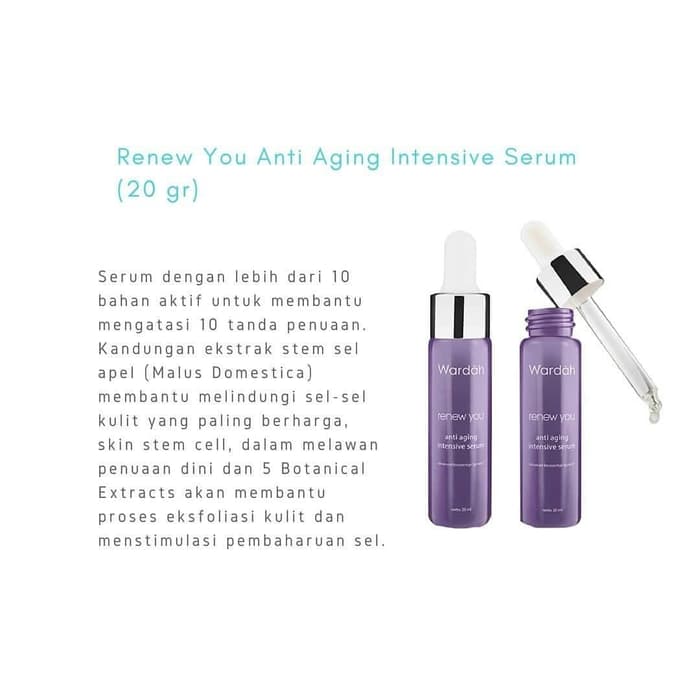 Wardah Renew You Anti Aging Intensive Serum | 15 ml