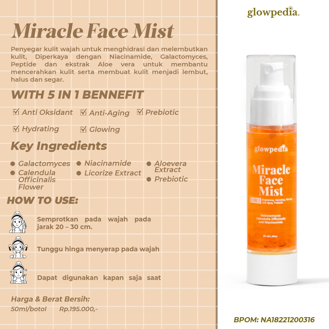 Glowpedia Skincare Face Mist | 50 ml