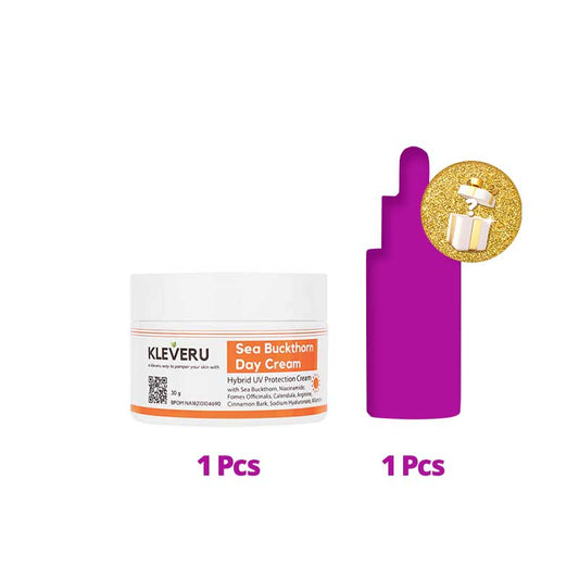 COMBO 1+1 Kleveru Sea Buckthorn Day Cream | 30 g Free Mystery Box