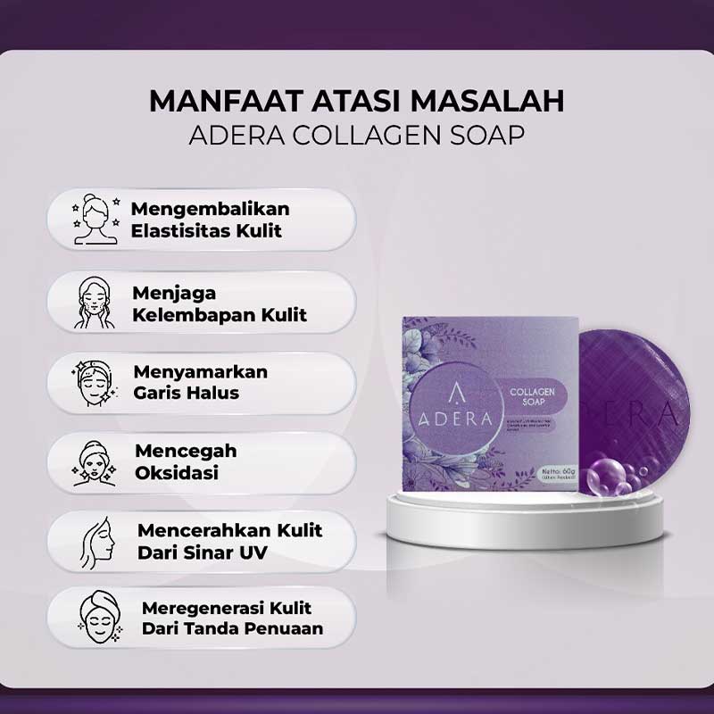 Adera Collagen Soap 1pcs | 60gr