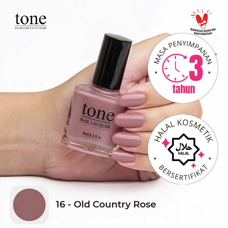 Tone Nail Polish Glossy Nude Series 16 | 8 ml