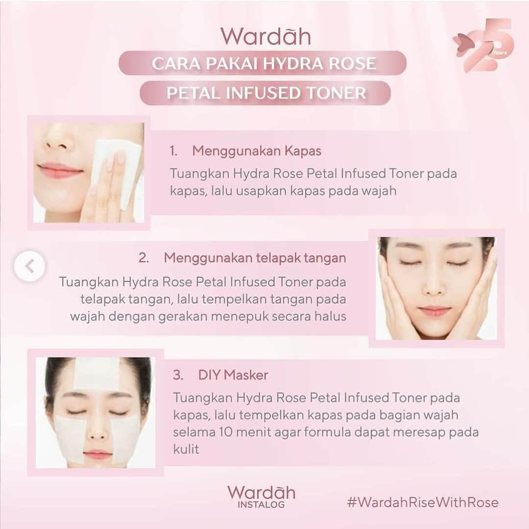 Wardah Hydra Rose Petal Infused Toner | 100 ml