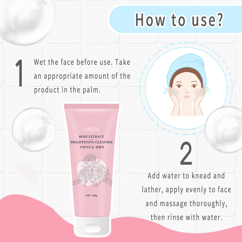 Girlpal Rose Extract Brightening Cleanser | 100 g