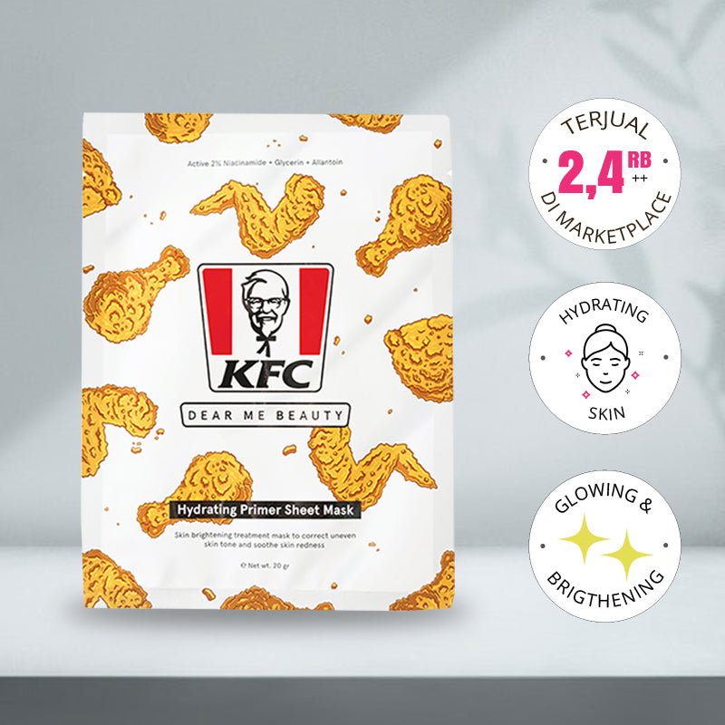 [Exp. Juni 2024] Dear Me Beauty X KFC Hydrating Primer Sheet Mask