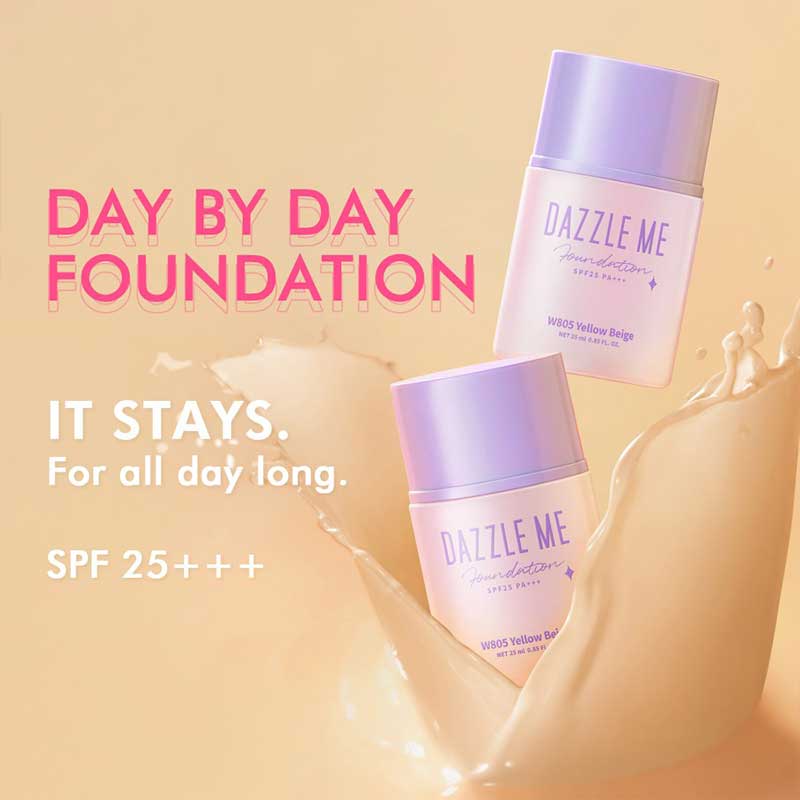 Dazzle Me Day By Day Foundation - Yellow