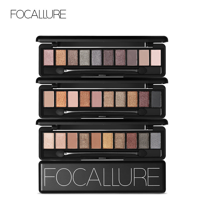 Focallure Full Featured Nude 10 Shade Eyeshadow Palette FA08 #2