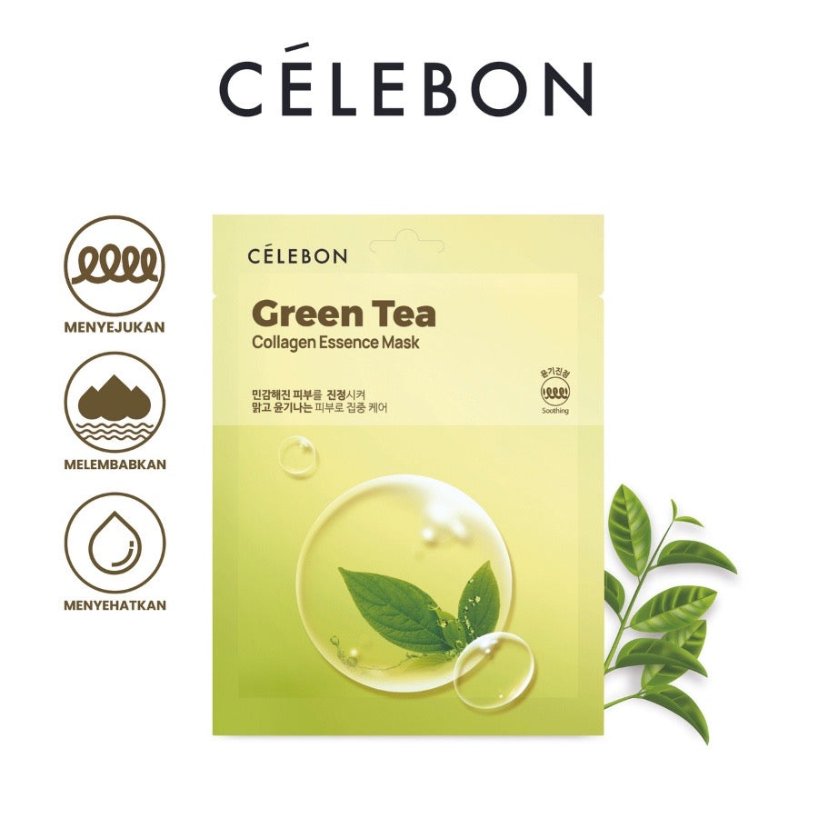 Celebon Green Tea Collagen Essence Mask | 23g