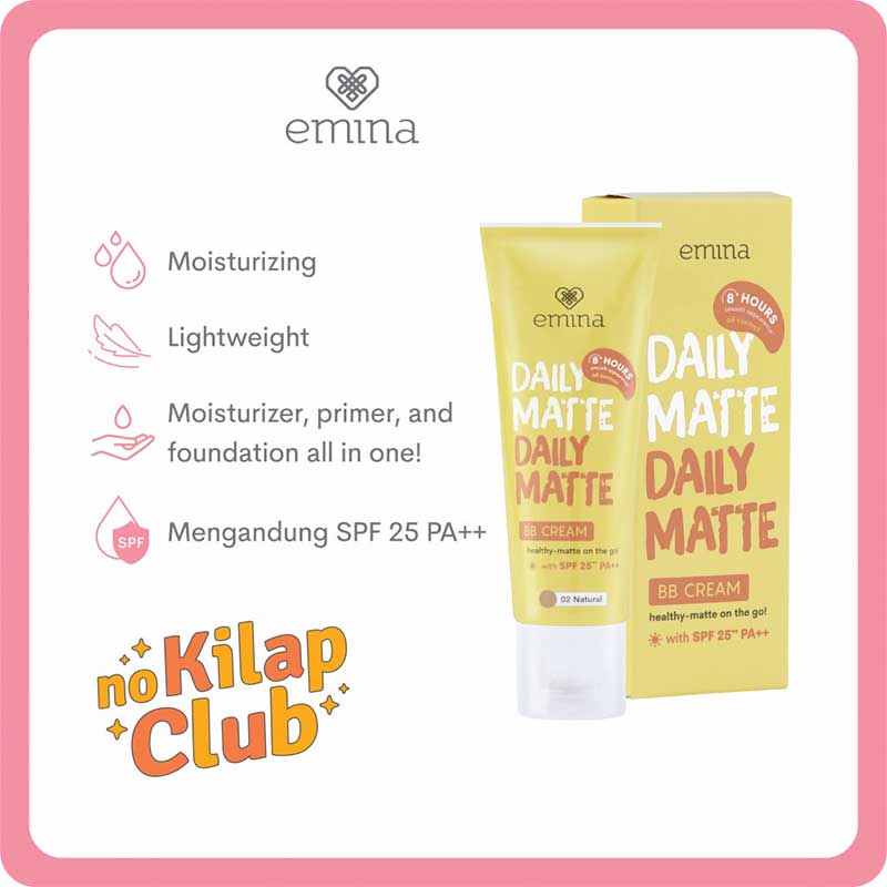 EMINA Daily Matte BB Cream - 03 Caramel | 16 gr