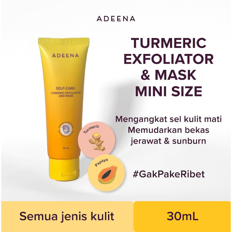 ADEENA Mini 30 ml Turmeric Exfoliator & Mask