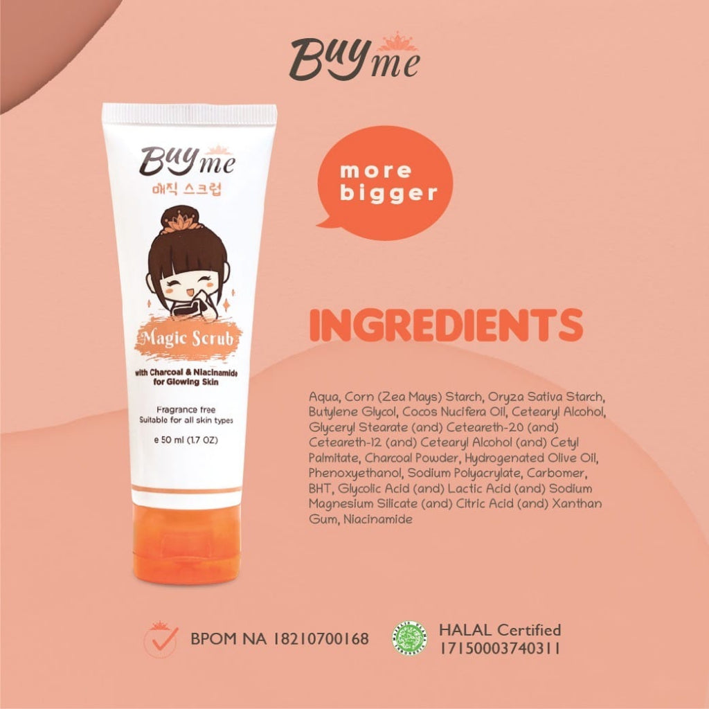 BuyMe Face and Body Magic Scrub Tube | 50ml