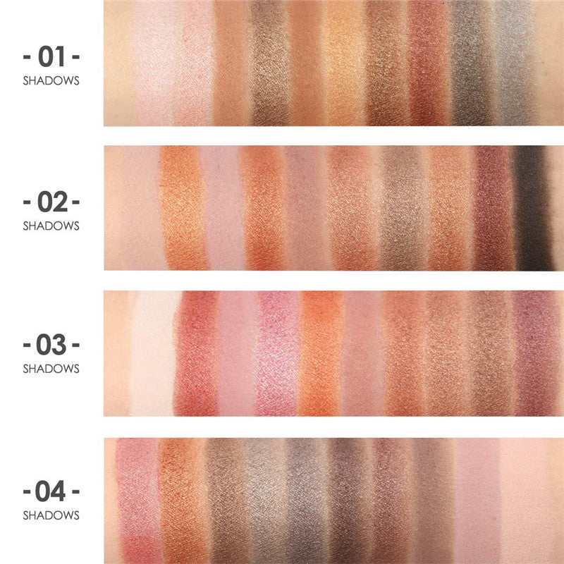 Focallure Full Featured Nude 10 Shade Eyeshadow Palette FA08 #2