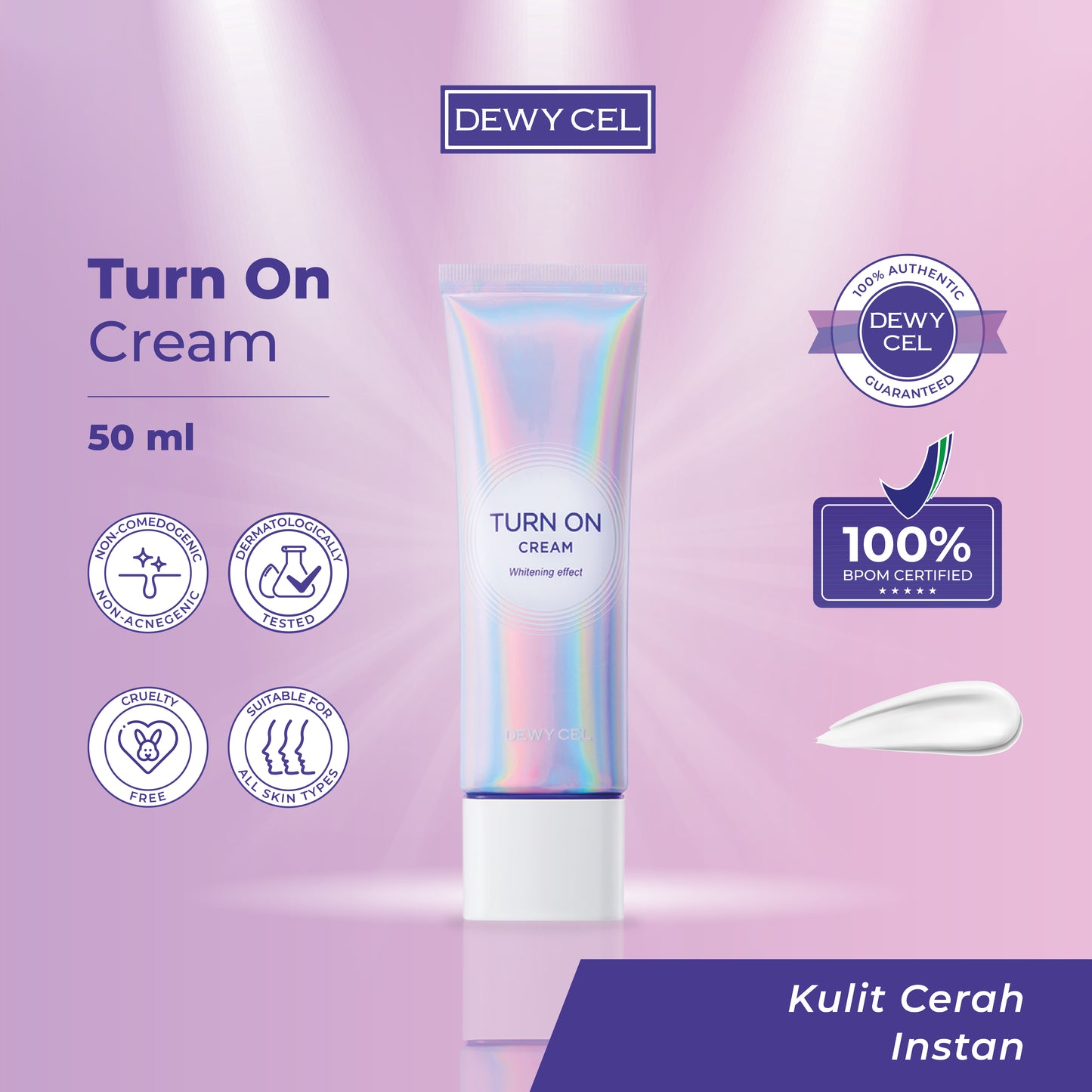 Dewycel Turn On Cream - Whitening Effect | 50 ml