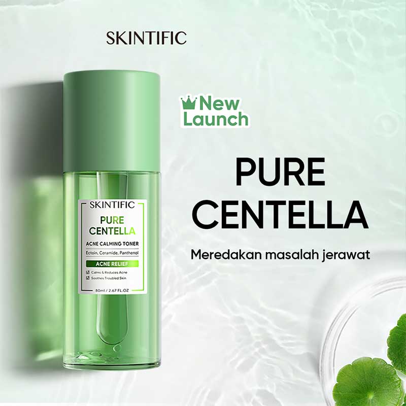 SKINTIFIC Pure Centella Acne Calming Toner | 80 ml