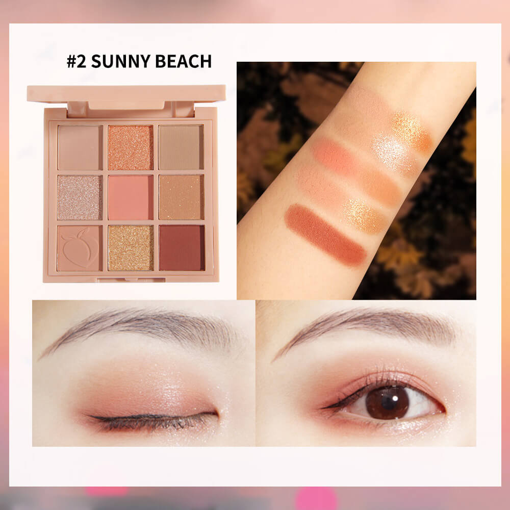 Saniye 9 Colors Eyeshadow Palette E0924 - 2