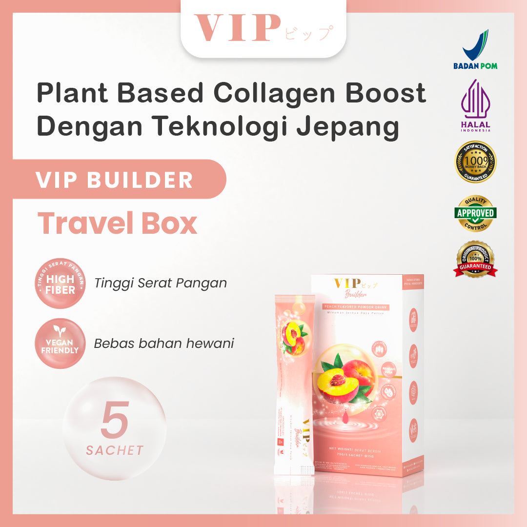 VIP Peach Builder Plant Based VIP Box 15 Sachet | 225g