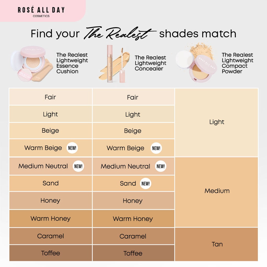 ROSE ALL DAY The Realest Lightweight Concealer - Medium Neutral | 4.5 gr