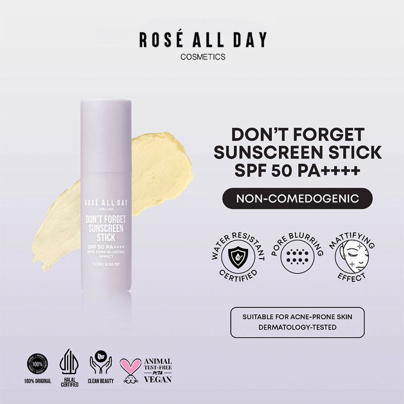 ROSE ALL DAY Dont Forget Sunscreen Stick SPF 50++++ | 11 gr