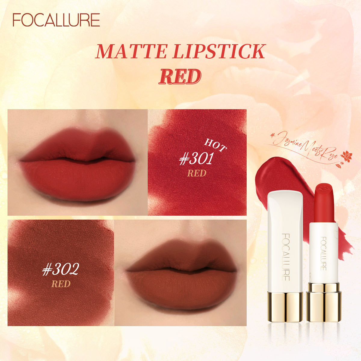 Focallure Pure Matte Lipstick FA203 #302