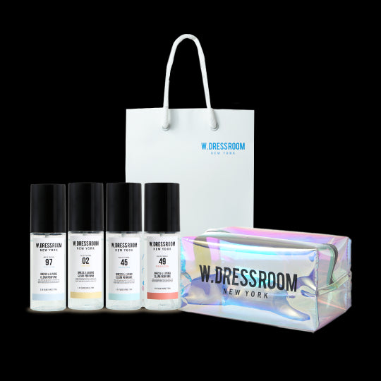 [Mega Combo] W.Dressroom Dress & Living Clear Perfume Combo I (70 ml x 4 pcs) + [Free] Pouch