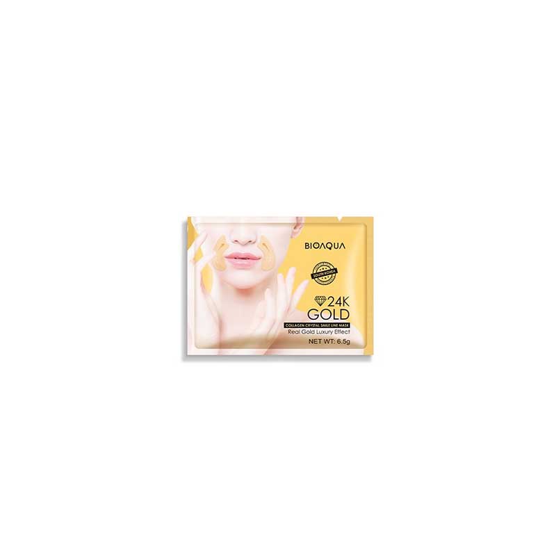 BIOAQUA 24K Gold Collagen Crystal Smile Line Mask 6.5g