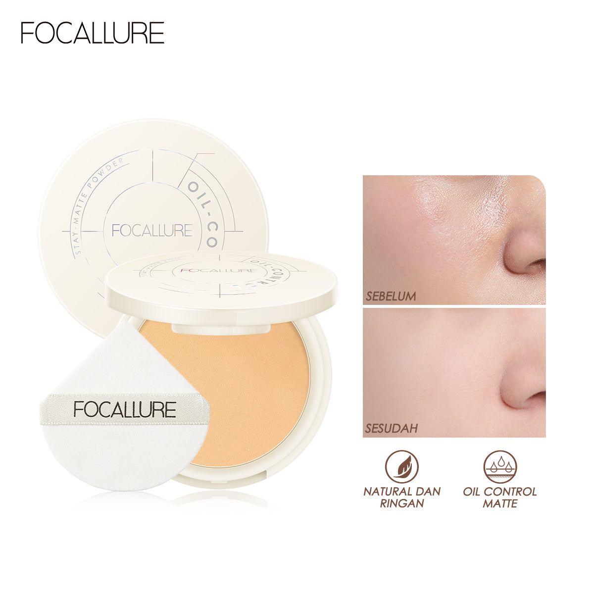 Focallure Oil Control Stay Matte Powder FA236 #002